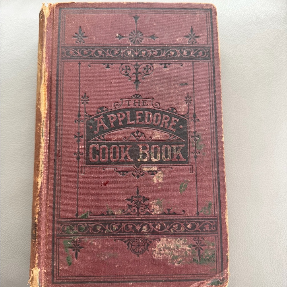The Appledore Cookbook‎ Practical Receipts 1880 Hardcover Vintage Rare Antique